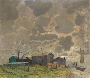 Landschaft by Max Frey