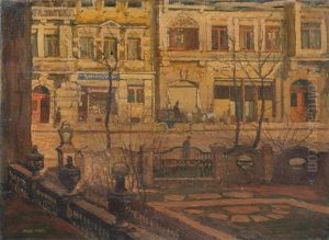 Blick Aus Dem Atelier Der Kunstgewerbeschule Dresden