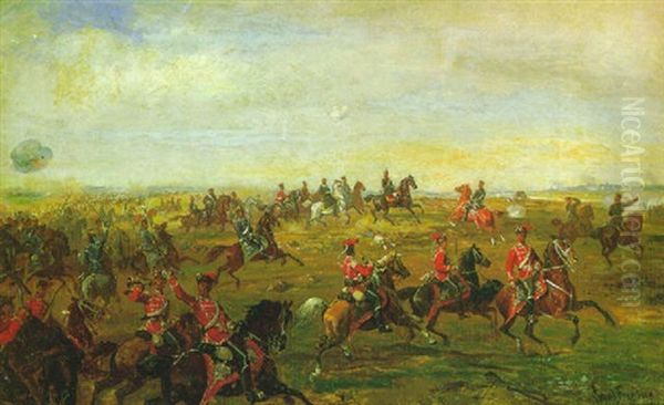 Friedrich Karl In Der Schlacht Von Vionville - view 1