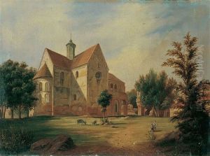 Blick Auf Die Klosterkirche Lehnin In Der Mark Brandenburg