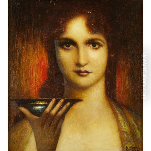Portrait Of A Lady Said To Be The Artist's Wife - view 1
