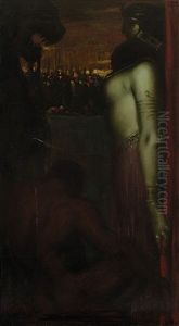 Simson Und Delila by Adolf Frey-Moock