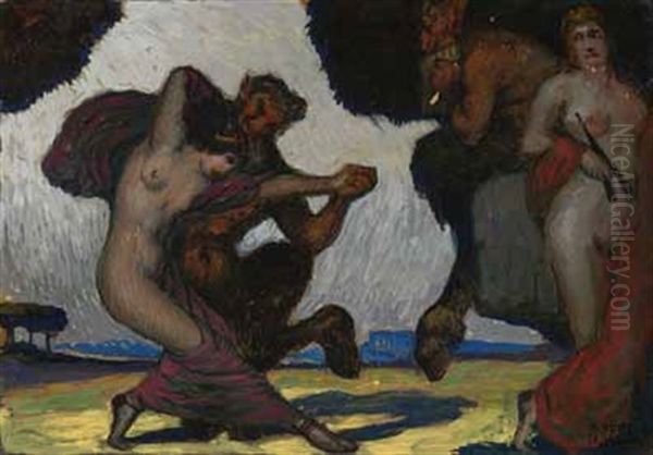 Tanzende Faune Und Nymphen - view 1