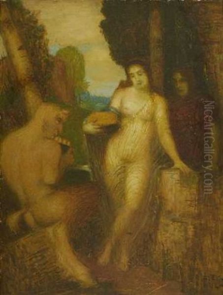 Pan Mit Nymphen - view 1
