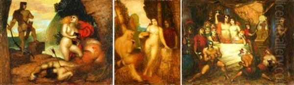 Mythologische Szenen (triptych) - view 1