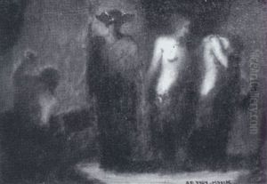 Orpheus Und Eurydike by Adolf Frey-Moock