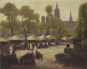 Ansicht Vom Vitualienmarkt In Munchen Ansicht Vom Vitualienmarkt In Munchen