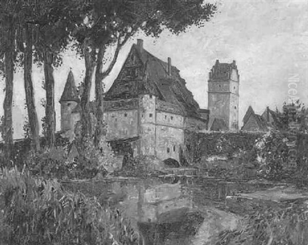 Blick Auf Ein Wasserschloss - view 1