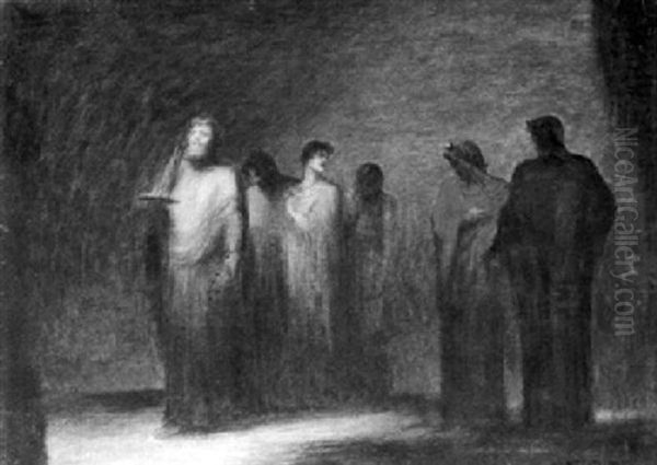 Dante Mit Vergil Und Die Grosen Dichter In Der Unterwelt - view 1