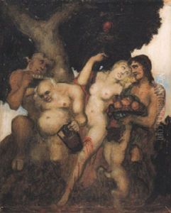 Bachantenfest by Adolf Frey-Moock