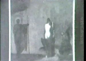 Szenenbild Eines Buhnenstuckes, Im Zentrum Weibliche Figur Mit Entblosstem Rucken by Adolf Frey-Moock