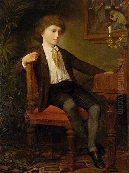 Der Knabe Des Kunstlers Am Klavier - view 1