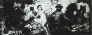 Mythologische Szene by Albert Freytag