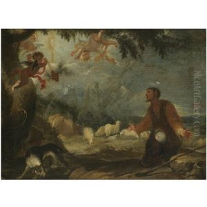 The Vision Of Saint Paschal Baylon by Juan Antonio Frias y Escalante