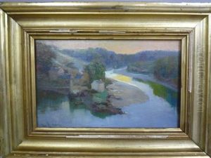 Bord De Riviere by Paul De Frick