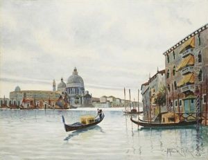 Gondole A Venise by Paul De Frick