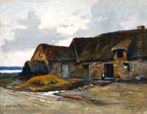Cour De Ferme Animee by Paul De Frick