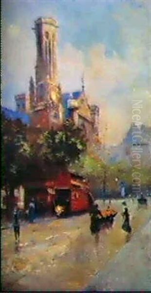 Scene De Rue Animee - view 1
