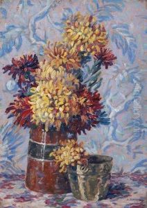 Bouquet De Fleurs by Henri Aurrens