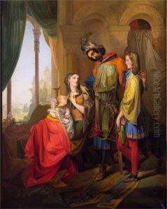 Historische Szene by Heinrich Jakob Fried