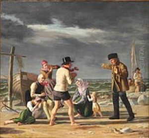 A Fisherman Returning Brings News About His Friend's Wreck