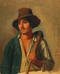 An Italian Peasant by Julius Friedlaender