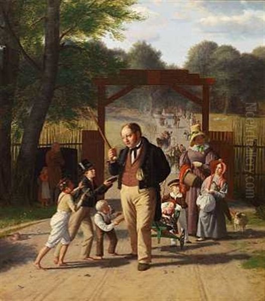 En Familie Paa Veien Til Dyrehaven - view 1