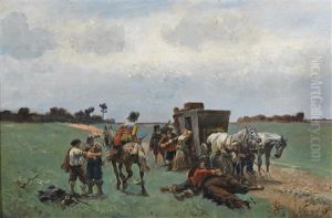 Overpowered by Alfred Ritter von Malheim Friedlaender