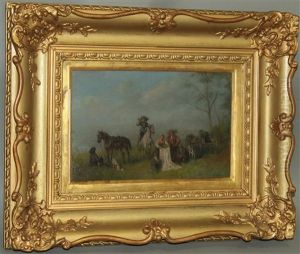 Landsknechte Bei Der Rast by Alfred Ritter von Malheim Friedlaender