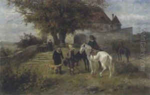 Ankunft Eines Edelherrn