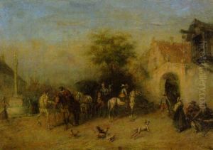 Vor Einer Herberge Anno 1600