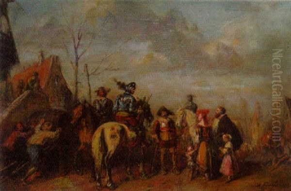 A Military Encampment - view 1