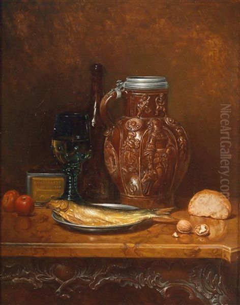 Still Life With Clay Flagon - view 1