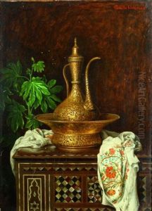 Stillleben Mit Arabischer Kanne by Camilla Edle von Malheim Friedlaender