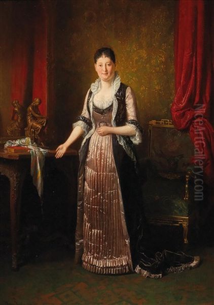 Lady In A Bourgeoise Interior - view 1