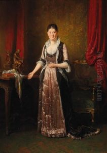 Lady In A Bourgeoise Interior Lady In A Bourgeoise Interior