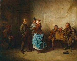 Die Schausteller by Friedrich V. Malheim Friedlaender