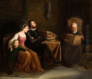 The Reader by Friedrich V. Malheim Friedlaender