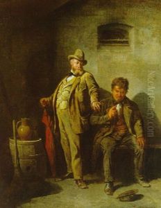 Ernstes Gesprach by Friedrich V. Malheim Friedlaender