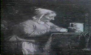 Kaffeepause by Friedrich V. Malheim Friedlaender