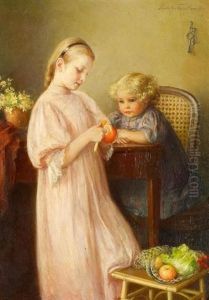 Obstzeit by Hedwig Edle von Malheim Friedlaender