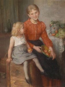 Hilfe In Der Kuche by Hedwig Edle von Malheim Friedlaender