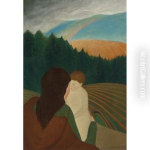 Mother And Child by Arnold Aaron Friedman