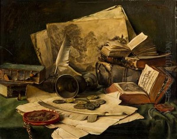 Still Life With Books - view 1