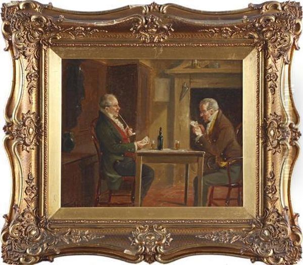 Two Gentelmen In An Interior, And Another Similar - view 1