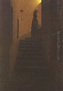 Caroline Auf Der Treppe
