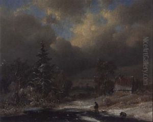 Sachsische Schweiz by Gustav Adolf Friedrich