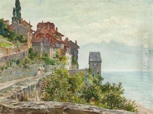 St. Saphorin Am Genfer See by Harald Friedrich