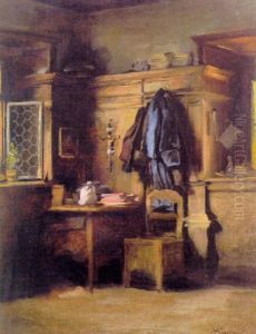 Interieur Einer Tiroler Bauernstube