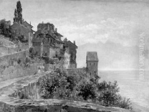 Saint Saphorin Am Genfer See by Harald Friedrich